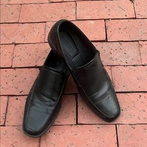 Perry Ellis Classic Black Slip-On Loafers